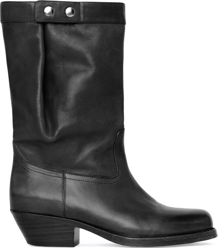 Ademe leather boots