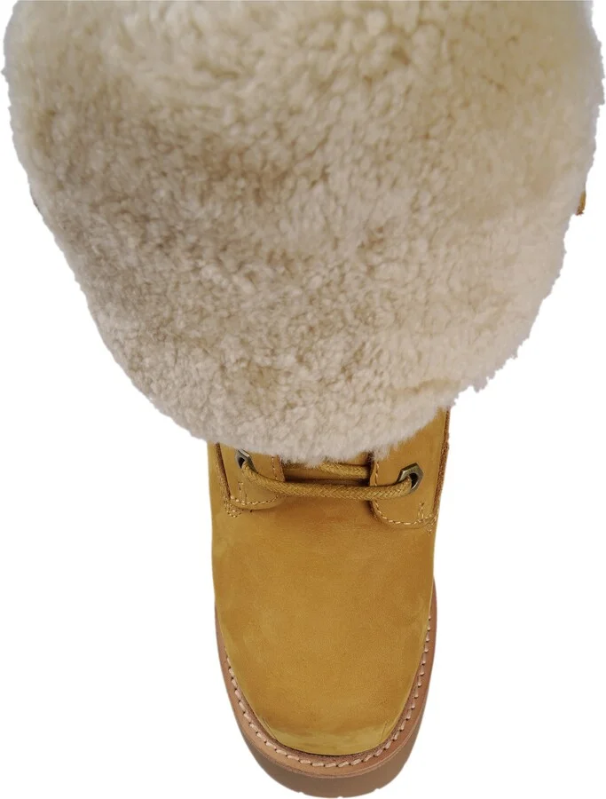 Aden Faux Shearling Lined Platform Bootie - Image 5