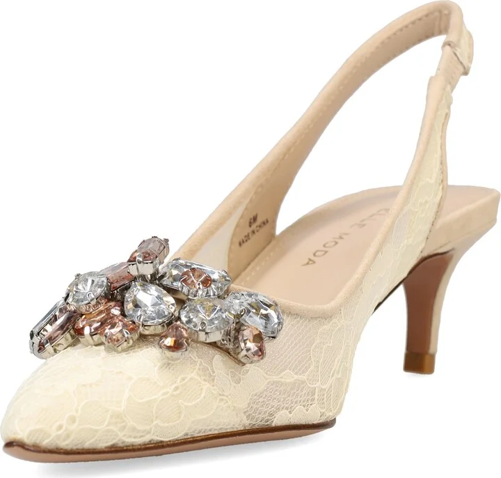 Adenn Kitten Heel Slingback Pump - Image 4