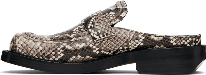 ADER error Beige Curve MU02 Slip-On Loafers - Image 3