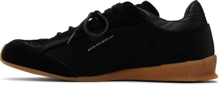 ADER error Black Paneled Sneakers - Image 3