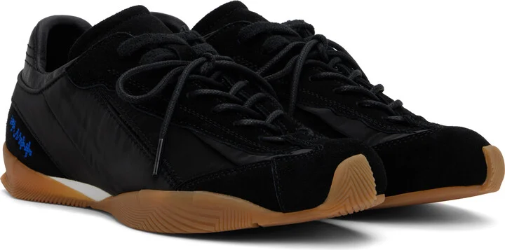 ADER error Black Paneled Sneakers - Image 4