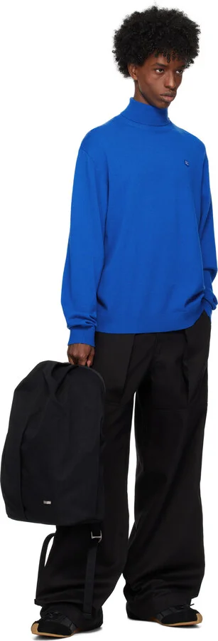 ADER error Black Paneled Sneakers - Image 5