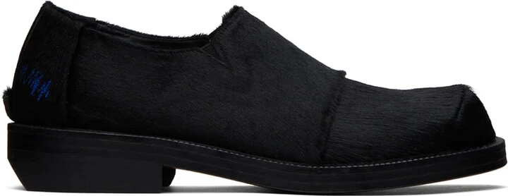 ADER error Black Square Loafers
