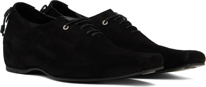 ADER error Black Velvet Oxfords - Image 4