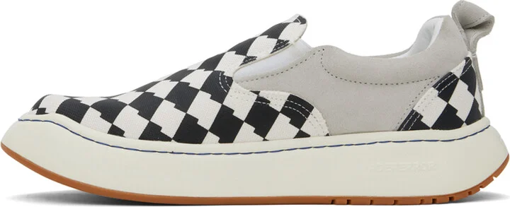 ADER error Black & White Log LAD Sneakers - Image 3