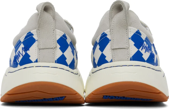 ADER error Blue & White Log LAD Sneakers - Image 2