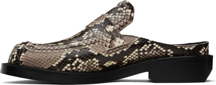 ADER error Brown Curve MU02 Slip-On Loafers - Image 3