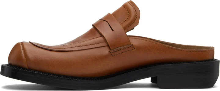 ADER error Brown Curve MU03 Slip-On Loafers - Image 3
