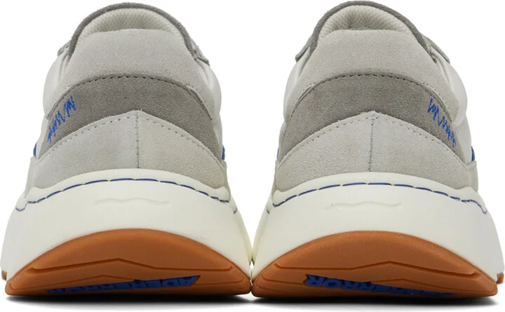 ADER error Off-White & Gray Log WEM Sneakers - Image 2