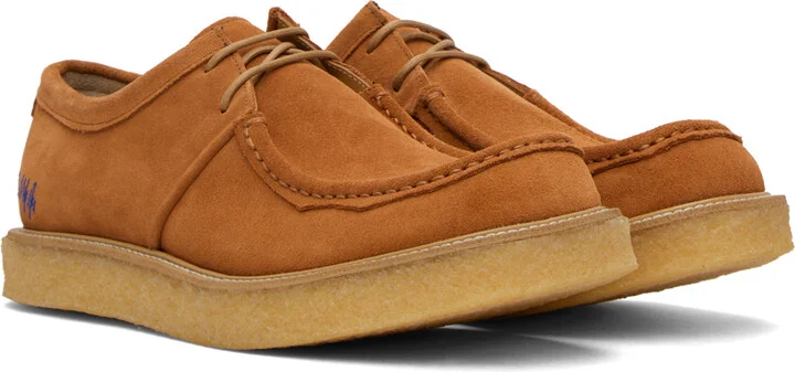 ADER error Orange Lace-Up Oxfords - Image 4