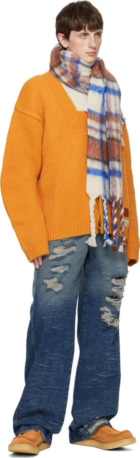 ADER error Orange Lace-Up Oxfords - Image 5