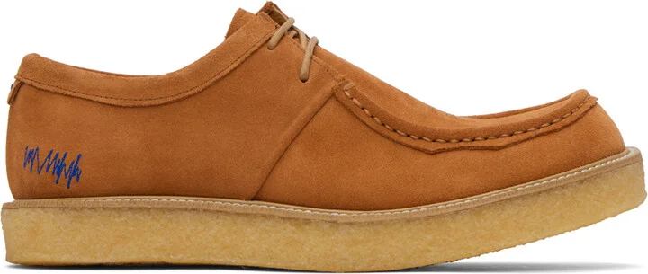 ADER error Orange Lace-Up Oxfords