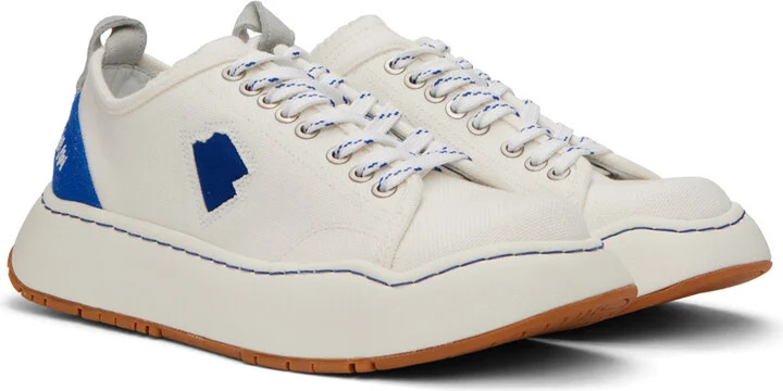ADER error White Canv Sneakers - Image 4