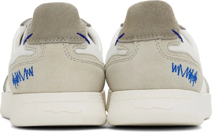 ADER error White & Gray Raff Sneakers - Image 2
