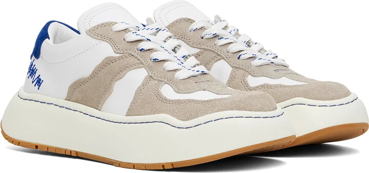 ADER error White & Taupe Log BAUS Sneakers - Image 4