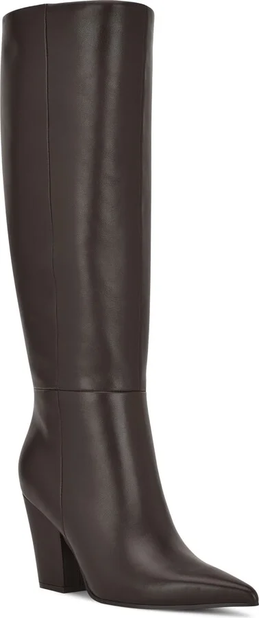 Adera Pointed Toe Knee High Boot