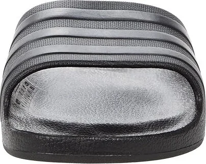 adidas Adilette Aqua Slides Athletic Shoes Black/Black/Black : Men's 4 - Women's 5 Medium, Synthetic - Image 5