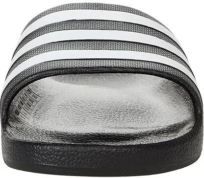 adidas Adilette Aqua Slides Athletic Shoes Black/White/Black : Men's 5 - Women's 6 Medium, Synthetic - Image 5