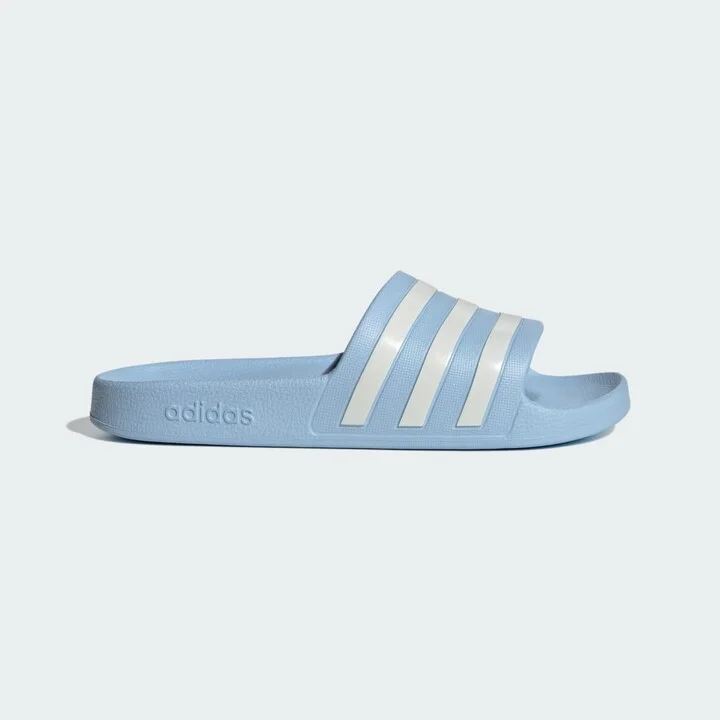 adidas Adilette Aqua Slides Glow Blue 5 Womens