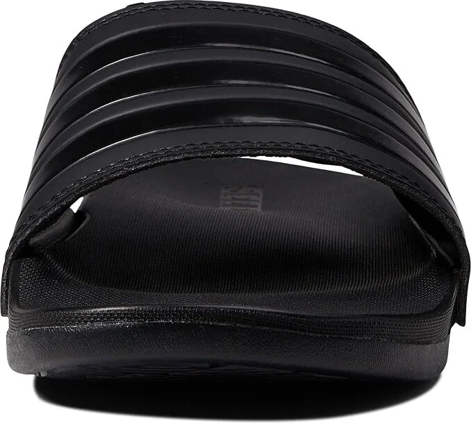 adidas Adilette Comfort Athletic Shoes Black/Black/Black 1 : Men's 11 - Women's 12 Medium, Synthetic - Image 4