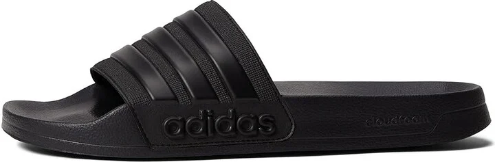 adidas Adilette Shower Shoes Black/Black/Black : Men's 15 - Women's 16 Medium, Synthetic - Image 6