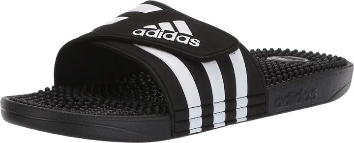 adidas adissage Shoes Core Black/Footwear White/Core Black : Men's 10 - Women's 11 Medium, Synthetic - Image 2