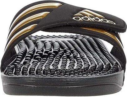 adidas adissage Shoes Core Black/Gold Metallic/Core Black : Men's 11 - Women's 12 Medium, Synthetic - Image 5