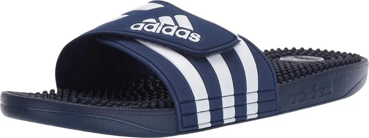 adidas adissage Shoes Dark Blue/Footwear White/Dark Blue : Men's 5 - Women's 6 Medium, Synthetic - Image 2