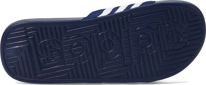 adidas adissage Shoes Dark Blue/Footwear White/Dark Blue : Men's 5 - Women's 6 Medium, Synthetic - Image 4