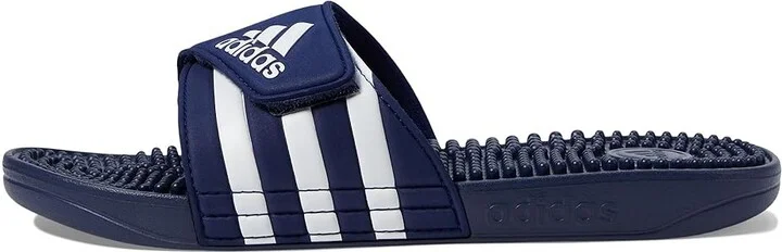 adidas adissage Shoes Dark Blue/Footwear White/Dark Blue : Men's 5 - Women's 6 Medium, Synthetic - Image 7