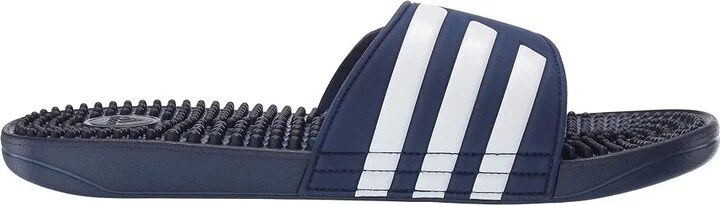adidas adissage Shoes Dark Blue/Footwear White/Dark Blue : Men's 5 - Women's 6 Medium, Synthetic - Image 8