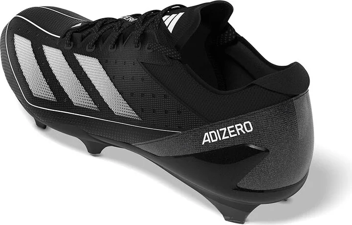 adidas adizero 13.0 Football Cleats Men's Shoes Black/White/Carbon : 8 D - Medium, Rubber/Synthetic - Image 4