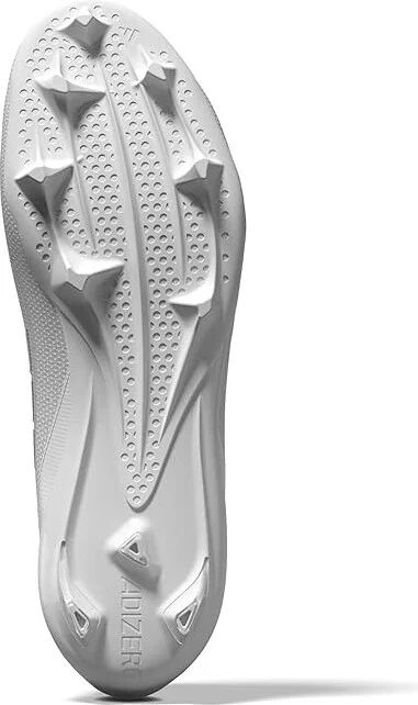 adidas adizero 13.0 Football Cleats Men's Shoes White/Silver Metallic/White : 13 D - Medium, Rubber/Synthetic - Image 3