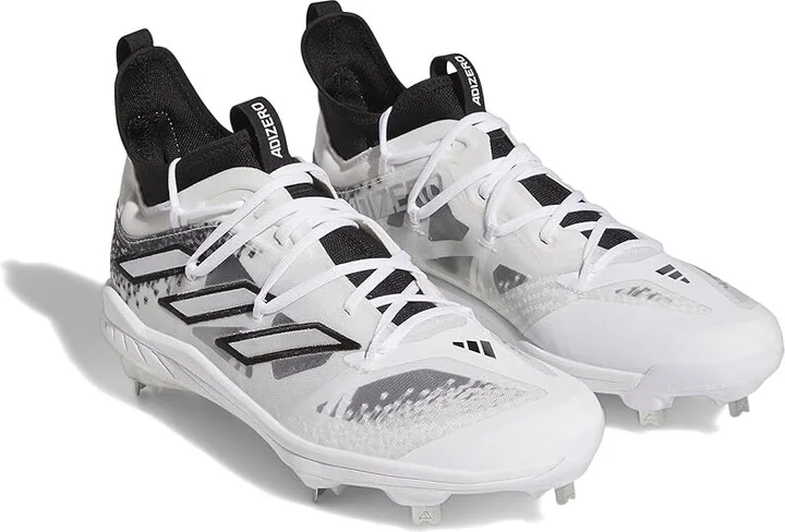 adidas adizero Afterburn 9 NMV Baseball Cleats Men's Shoes Core Black/Silver Metallic/Footwear White : 14 D - Medium