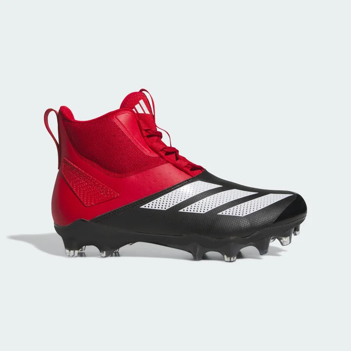 adidas Adizero Chaos American Football Linemen Cleats Team Power Red 2 M 9 / W 10 Unisex