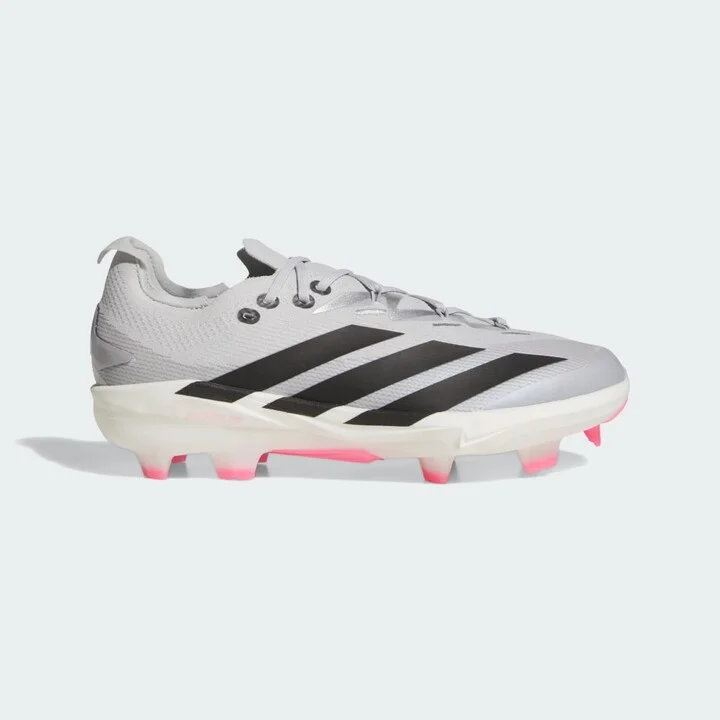 adidas Adizero Electric+ 2.0 TPU Cleats Team Light Grey 8.5 Mens