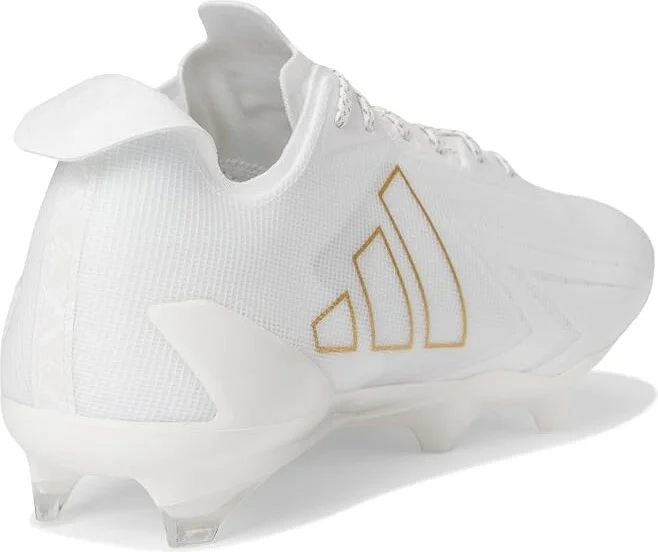 adidas Adizero Electric Football Cleats Men's Shoes White/Gold Metallic/White : 17 D - Medium, Synthetic - Image 4