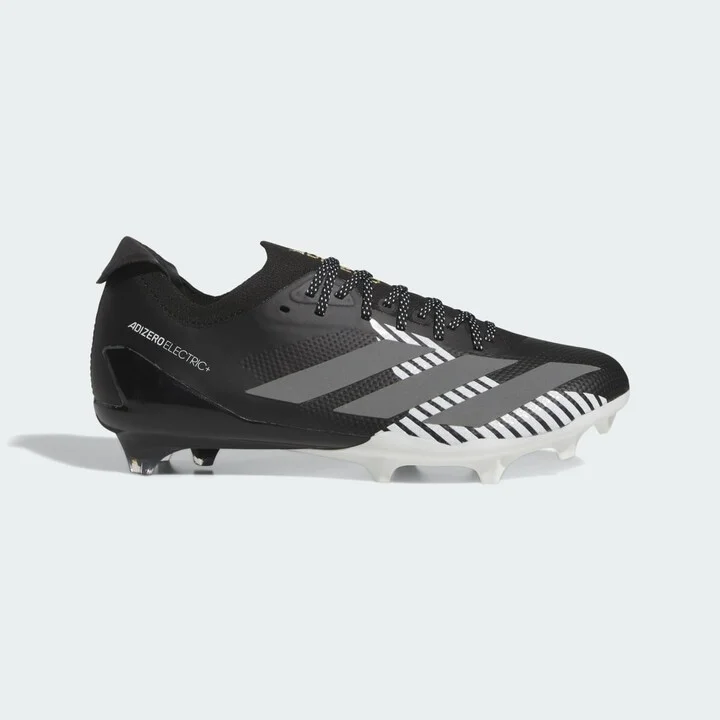 adidas Adizero Electric + II Football Cleats Core Black 6 Mens