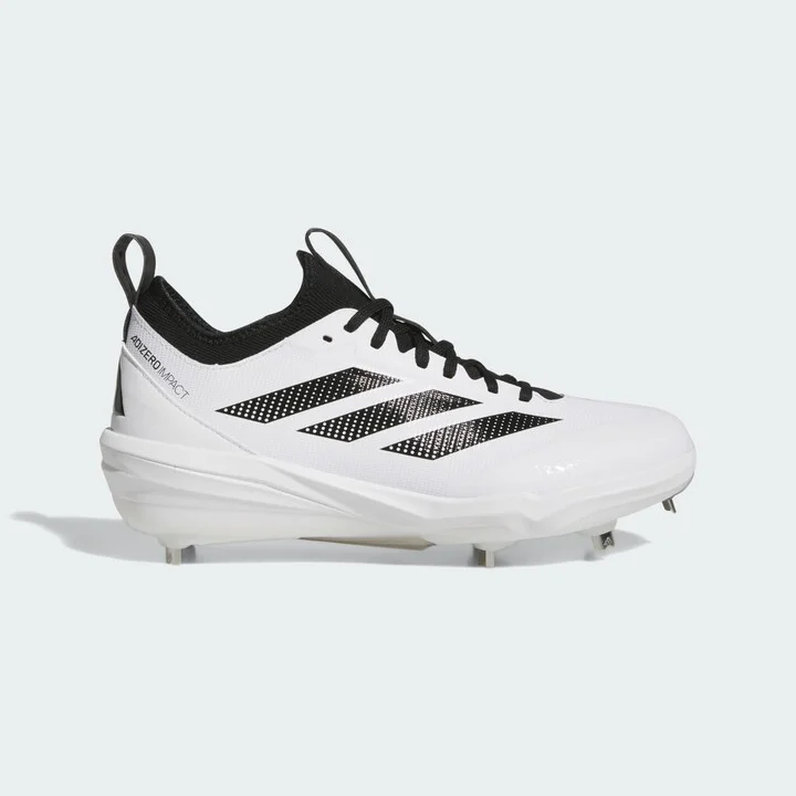 adidas Adizero Impact 2.0 baseball Cleats Cloud White 6.5 Mens
