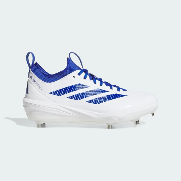 adidas Adizero Impact 2.0 baseball Cleats Cloud White 6.5 Mens