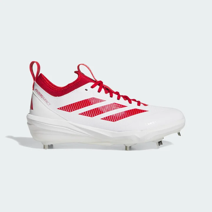 adidas Adizero Impact 2.0 baseball Cleats Cloud White 6.5 Mens