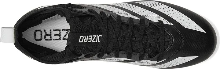 adidas Adizero Impact.2 Football Cleats Men's Cleated Shoes Black/White/Black : 8 D - Medium, Rubber - Image 2