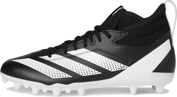 adidas Adizero Impact.2 Football Cleats Men's Cleated Shoes Black/White/Black : 8 D - Medium, Rubber - Image 6