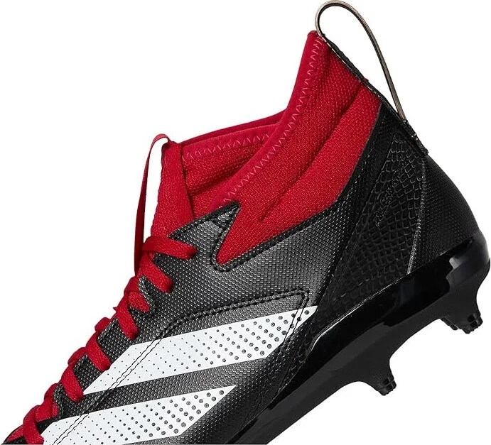 adidas Adizero Impact.2 Football Cleats Men's Cleated Shoes Black/White/Team Power Red : 12 D - Medium, Rubber - Image 7