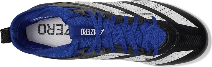 adidas Adizero Impact.2 Football Cleats Men's Cleated Shoes Black/White/Team Royal Blue : 12 D - Medium, Rubber - Image 2