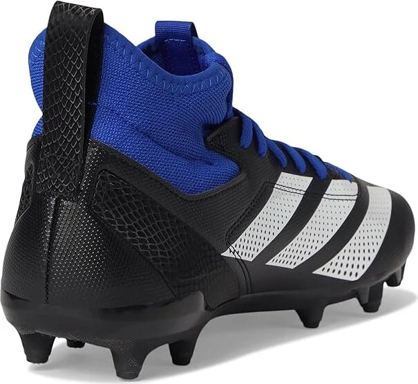 adidas Adizero Impact.2 Football Cleats Men's Cleated Shoes Black/White/Team Royal Blue : 12 D - Medium, Rubber - Image 4