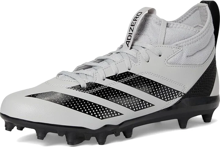 adidas Adizero Impact.2 Football Cleats Men's Shoes Grey/Black/Grey : 14 D - Medium, Synthetic/Textile - Image 5