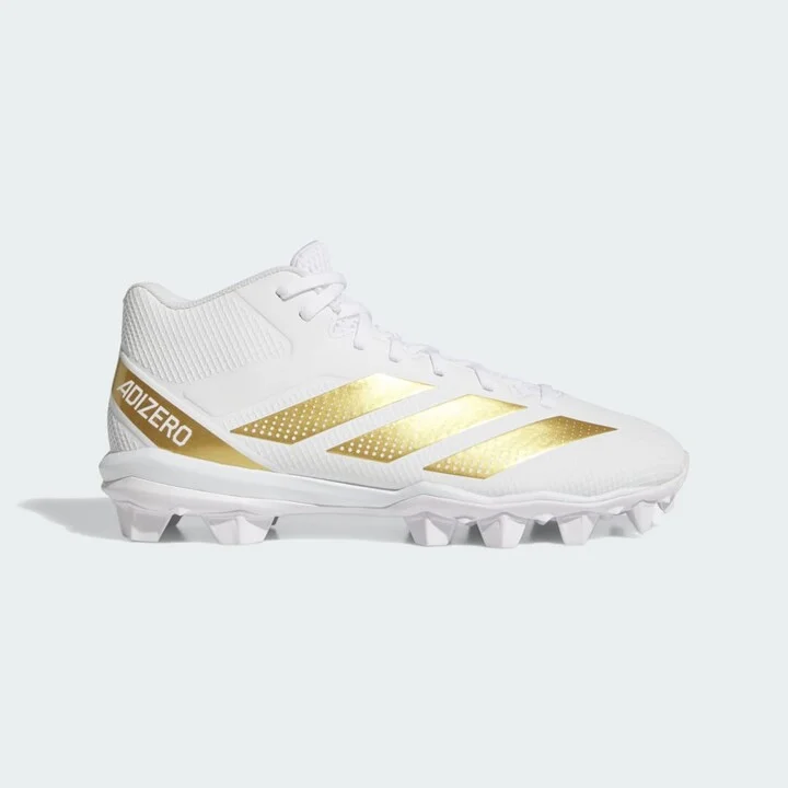 adidas Adizero Impact.2 Molded Rubber Football Cleats Cloud White 10 Mens
