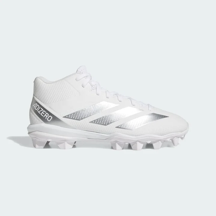 adidas Adizero Impact.2 Molded Rubber Football Cleats Cloud White 9 Mens